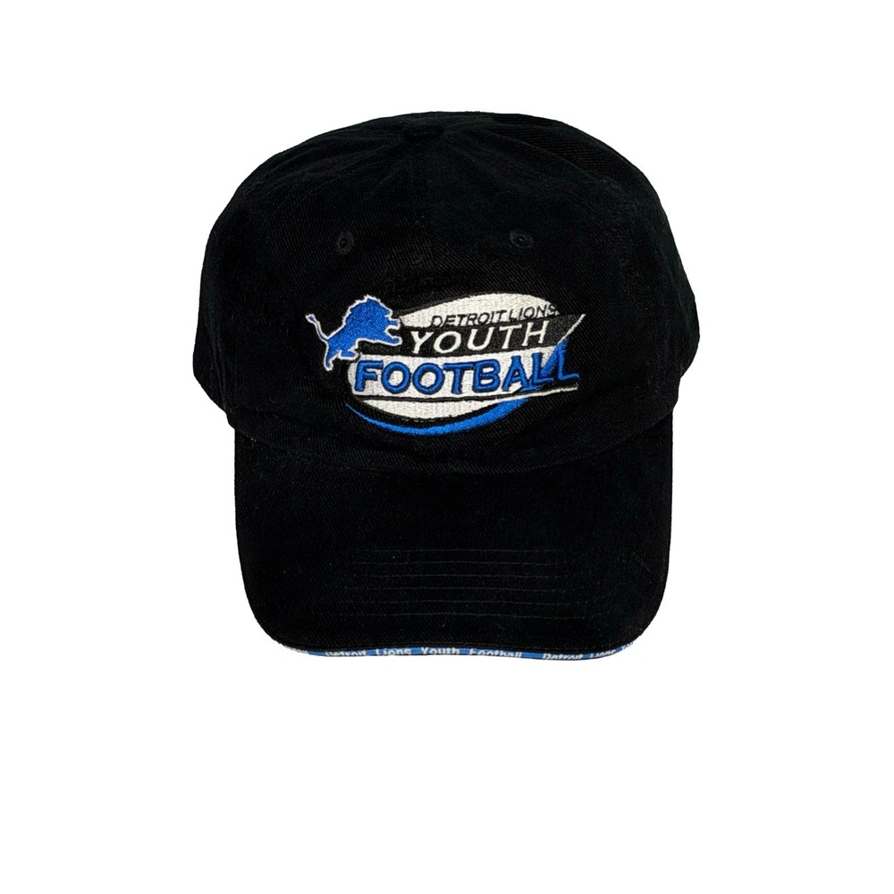 Vintage Style Detroit Lions Youth Football Baseball Cap Hat Adjustable